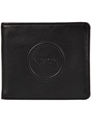 Nixon Washed Bi-Fold Zip Wallet Black
