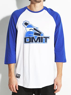 Omit Black Socks Raglan Shirt Blue MD
