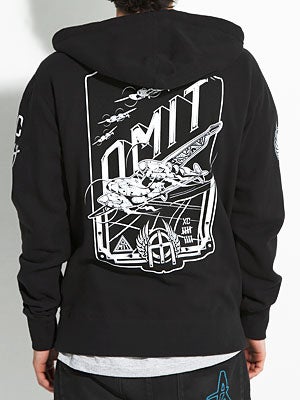 Omit Steam Bombers Hoodzip Black XL