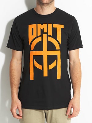 Omit The Basic Tee Black/Orange XL