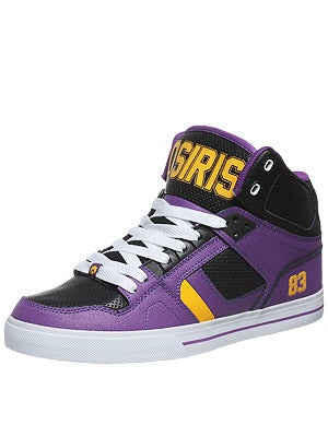 Osiris NYC 83 VLC Shoes Purple/Black/Yellow