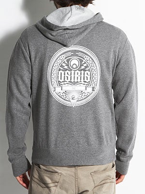 Osiris Visions Hoodzip Heather Grey MD