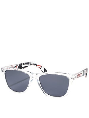 Oakley Danny Kass Frogskins Sunglasses Pol Clear w/Grey