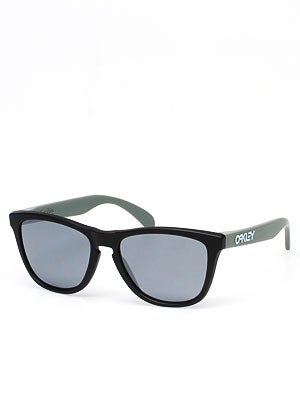 Oakley Frogskins Sunglasses GP75 Matte Blk w/Blk Irid