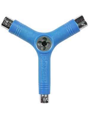 Pig Tri-Socket Skate Tool Neon Blue