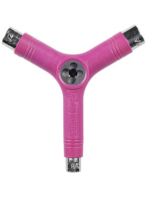 Pig Tri-Socket Skate Tool Neon Pink