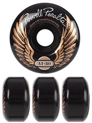 Powell All Terrain Cored Black Wheels