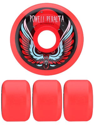 Powell Bombers 85A Wheels  Red
