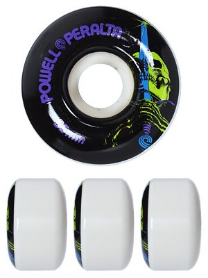 Powell Black Light Skull & Sword Wheels 55mm