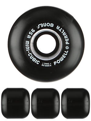 Powell Mini-Cubic Black Wheels