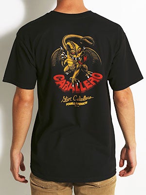 Powell Cab Dragon 2 Tee Black SM