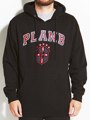 Plan B Crest Hoodie Black MD