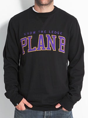 Plan B Knowledge Crew Sweatshirt Purple SM