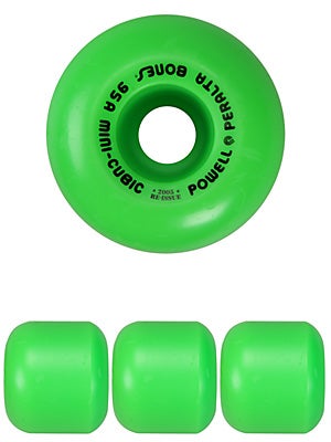 Mini-Cubic Green Wheels 64mm