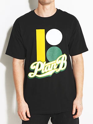 Plan B Script Tee Black MD