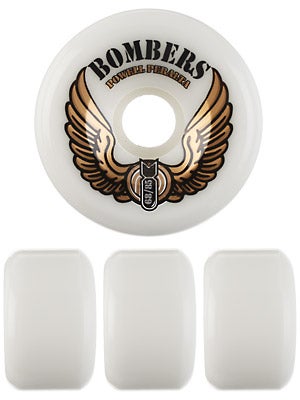 Powell White Bomber 85a Wheels