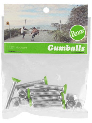 Penny Gumball Deck Bolts Green