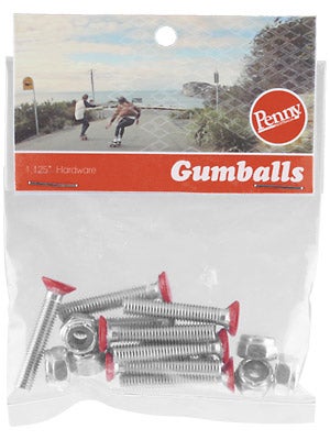 Penny Gumball Deck Bolts Red