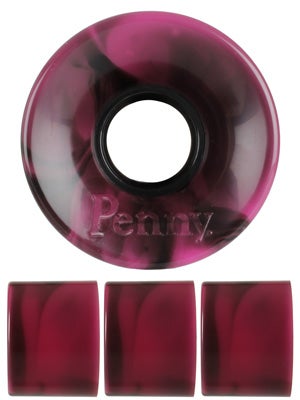 Penny Supersmooth 78A Swirl Black Pink Wheels