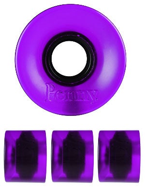Penny Supersmooth 78A Transparent Purple Wheels 59mm