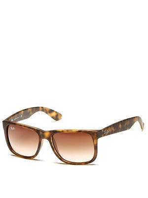 Ray Ban Justin Lt. Havana Rubber/Poly Grdnt Brown Lens