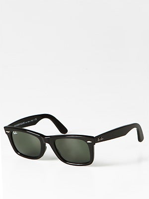 Ray Ban Wayfarer Square Black/Crystal Green Lens