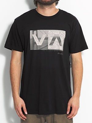 RVCA SF Balance Vintage Wash Tee Black XXL