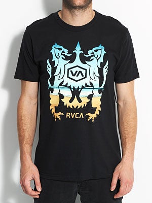 RVCA Beach Crest Tee Black MD