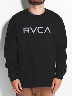 RVCA Big RVCA Crew Sweatshirt Black SM