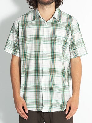 RVCA Spectrum Plaid Shirt White SM