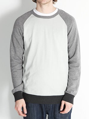 RVCA Deuces Sweater Grey LG