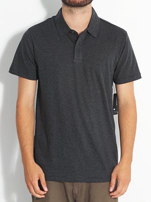 RVCA Eastport Polo Shirt Charcoal SM