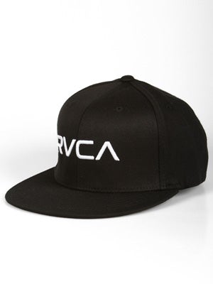 RVCA Homerun 210 Flexfit Hat Black SM/MD