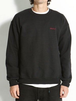 RVCA Little RVCA Crew Sweatshirt Black SM