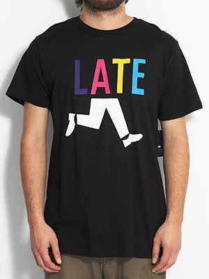 RVCA Late Vintage Wash Tee Black SM