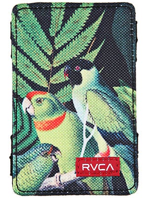 RVCA Magic Wallet Lite Black/Green