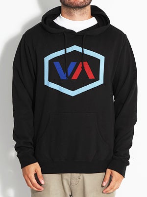 RVCA Oiler Pullover Hoodie Black SM