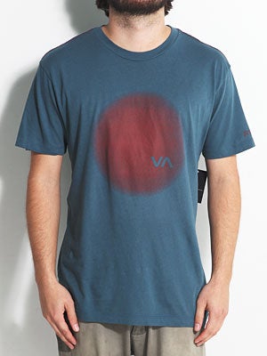 RVCA Penumbra Vintage Wash Tee Blue SM