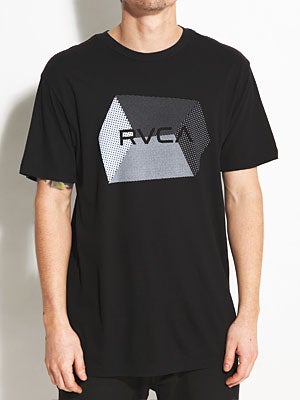 RVCA Polygon Hex Vintage Wash Tee Black SM