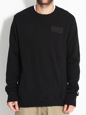 RVCA Patched Crewsweat Black LG