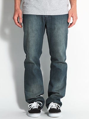 RVCA Regular Extra Stretch Denim Dusty Blue 28