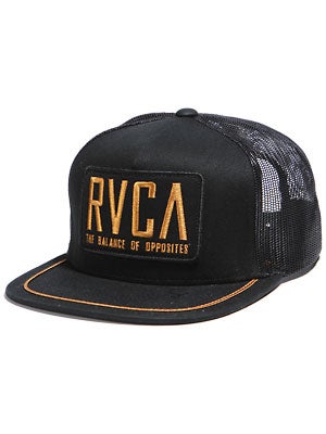 RVCA Roadway Starter Hat Black Adj.