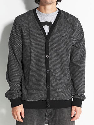 RVCA Skaville Cardigan Sweater Black SM