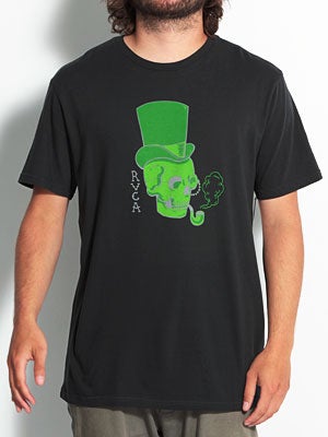 RVCA Smoking Skull Tee Black XL