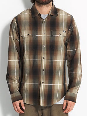 RVCA The Brick L/S Woven Shirt Husky LG