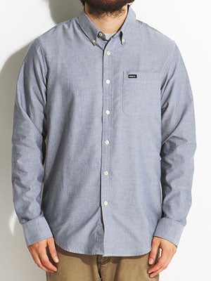 RVCA That'll Do L/S Woven Shirt Distant Blue SM
