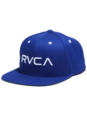 RVCA Twill Snapback Hat Royal/White/RYL Adj.