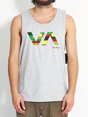 RVCA VA Mending Tank Athletic Heather LG