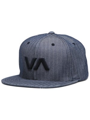 RVCA VA Herringbone Hat Navy Adj.