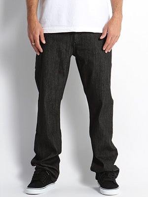 RVCA Chevy Remix II Jeans Black Raw 28